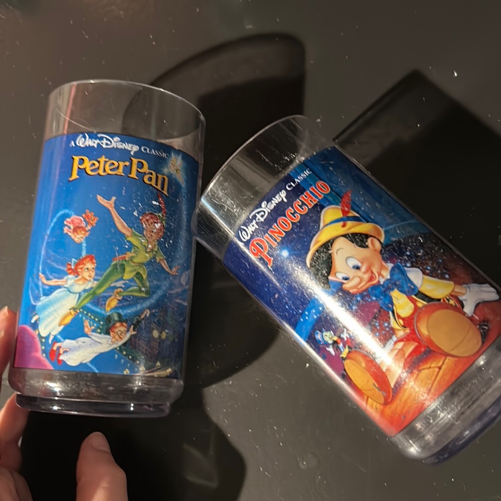 Vintage Burger King Disney Cups